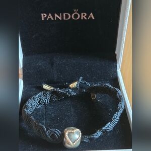 14 Carat PANDORA Noir MACRAME BRACELET